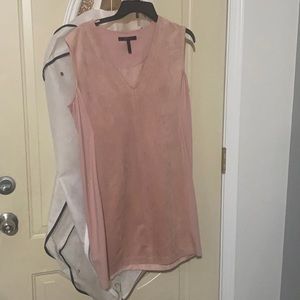 Bcbg dress pink suede